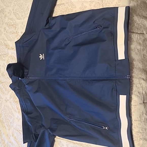 Adidas blue spring jacket - Picture 1 of 4
